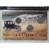 Image 10 : Three Assorted Coin Displays Ft. WWII Silver Nickel Set, 1909 VDB Penny & America's Classic Coins