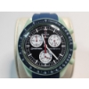 Image 2 : Omega Mission to the Earth Blue Speedmaster Moon S Watch - Working & Great Condition!