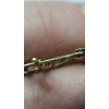 Image 3 : 14K Yellow Gold Twisted Hoop Earrings - Weight: 1.6g