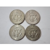 Image 2 : Four Assorted Years 40% Silver Kennedy Half Dollars FV: $2.00