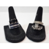 Image 1 : Four Stunning Sterling Silver Rings - Various Styles and Gemstones - TW: 17.3g