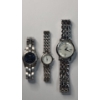 Image 1 : (3) Silver-Tone Women's Quartz Wristwatches - Casio LTP-1143, Amitron, Relic ZR34043