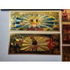 Image 5 : Novelty Collector's Set of Six Disney 24K Gold Foil Notes ft. Mickey Mouse and Friends 