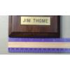 Image 3 : 1998 Score #17 Jim Thome Cleveland Indians Baseball 4.5" x 6.5" Wooden Plaque 