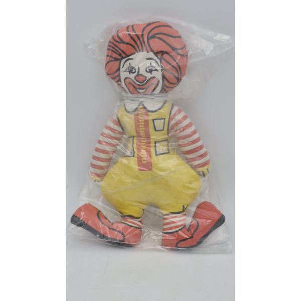 RONALD McDONALD STUFFED RAG DOLL - BRAND NEW 17" TALL - SEE PICS