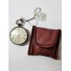 Image 2 : Antique Key Wind Pocket Watch Roman Numeral Dial With Chain