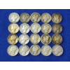 Image 1 : Lot of 20 Assorted Years Silver Mercury Dimes - 90% U.S. Silver - Face Value $2.00
