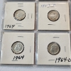 Image 7 : $1.80 Face Value of Assorted Years 90% Silver Roosevelt Dimes