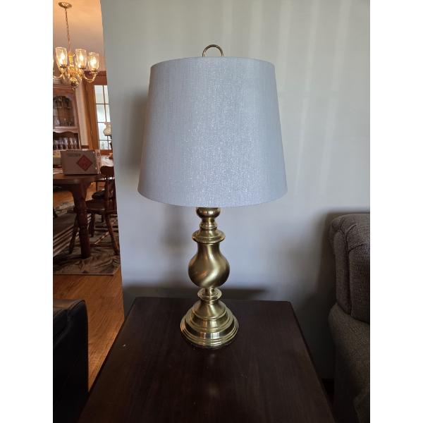 PICKUP IN CANTON - Gold Tone 29'' Table Lamp In Excellent Condition 
