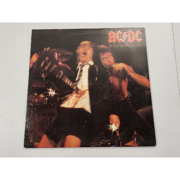 ACDC If You Want Blood Vinyl Record LP - 1978 Atlantic Recording 