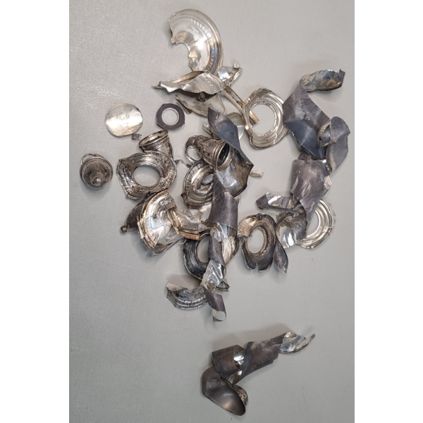 58.5 Grams Of Sterling Silver Scrap Pieces 