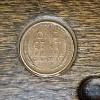 Image 3 : Vintage Grand Rapids Traditional Wooden Pedestal Chapel Lectern with Embedded Wheat/Buffalo Pennies