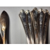 Image 11 : 388 Grams of Asstd. Silverplated Silverware With Two Added Stainless Pieces (Not Included in Weight)
