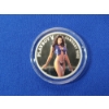 Image 2 : Limited Edition! Playboy January 2002 1 oz Silver Round with Colorized Model Photo In Capsule 