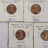 Image 2 : Seven Brilliant Uncirculated Old Lincoln Cents Dated 1961 To 1977
