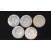 Image 1 : (5) 1964 90% Silver Kennedy Half Dollars - Face Value: $2.50
