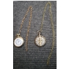Image 1 : Group Of (2) Modern Quartz Pocket Watches With Chains