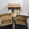 Image 2 : Vintage 1988-1990 Baseball Trading Card Cardboard Storage Boxes With Black Binder