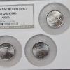 Image 3 : 2007-P Satin Uncirculated Set of US State Quarters Professionally Graded MS 66 by the NGC