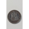 Image 1 : 1854 United States Seated Liberty 90% Silver Dime With Arrows