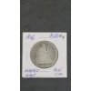 Image 1 : United States 1846 90% Silver Seated Liberty Half Dollar 