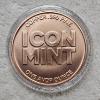 Image 3 : Icon Mint Error 404 Rage Meme Face Colorized 99.9% .999 Fine Copper Round In Capsule - 1 oz AVDP