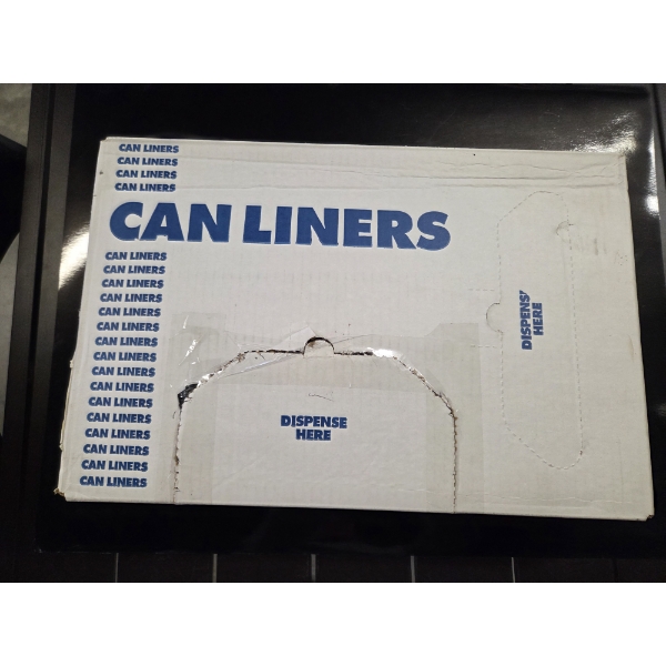 500 Black 12-16 Gallon Trash Can Liners! 
