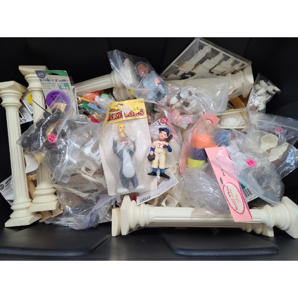 HUGE Tote Loaded With New In Packaging Cake Decorating Tools, Toppers & More! Tote INCLUDED! 