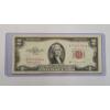 Image 1 : United States 1953 C $2 Red Seal Bank Note With Granahan And Dillon Signatures In Protective Sleeve