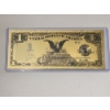 Image 1 : United States Silver Certificate $1 Gold Foil .999999 - 24K Note In Protective Holder - Mint Cond.