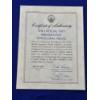 Image 8 : Official Franklin Mint 1977 Inaugural Presidental Medal Solid Bronze - Jimmy Carter Proof Edition