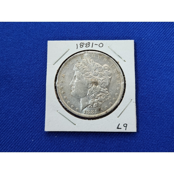 1881-O 90% Silver Morgan Dollar - Excellent, Higher-Grade Coin 