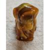 Image 1 : Vintage Uranium Degenhart Art Glass Figurine - Bittersweet Slag