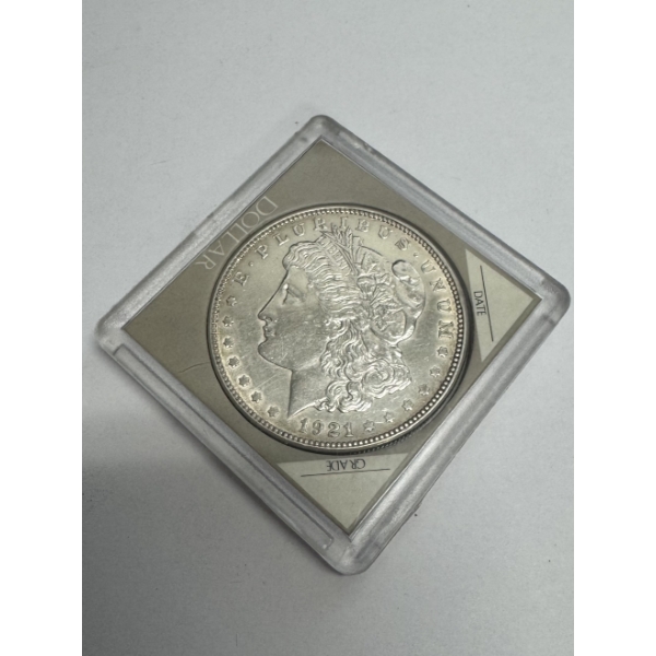 1921-D United States Morgan Silver Dollar- 90% Silver- Beautiful Condition!