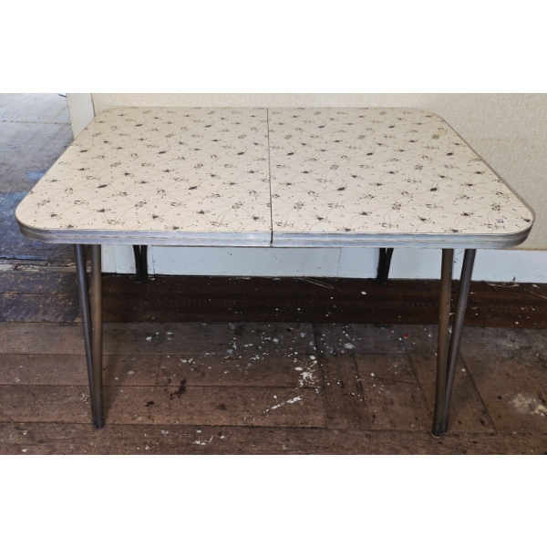 Aluminum Table - 1950s/1960s - 47x36x29