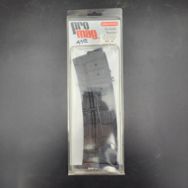 Pro Mag HEC-A6 20-Round Black Polymer Magazine for Heckler & Koch SL8-6 .223 - NEW