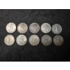 Image 1 : (10) Walking Liberty Half Dollars - 90% Silver