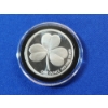 Image 1 : Ireland Forever "Eire Go Brach" Shamrock 1 oz .999 Fine Silver Round in Capsule 
