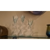 Image 2 : Crystal Spiral Twist Free Form Candle Holders 3 Pc Set17" - 13" & 15.5" As Shown Excellent
