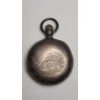 Image 12 : Antique Sterling Silver Illinois Watch Co. 17 Jewels Open Face Size 18s Pocket Watch - TW: 194.1g