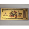 Image 2 : Rare Disney Daisy Duck Gold Foil .999999 - 24K Gold Note In Protective Holder - Mint Condition