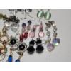 Image 8 : 16 Pairs of Assorted Costume Earrings Including Silver/Gold-Tone, Studs, Dangle, Holiday