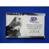 Image 1 : 2004 United States Mint 50 State Quarters Silver Proof Set ~ 5 State Quarters All 90% Silver 
