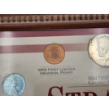 Image 6 : Framed "Strange But True" Lincoln and Kennedy Coin Collection Including 90% & 40% Silver Half Dollar