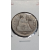 Image 1 : 90% Silver 1876 Liberty Seated US Quarter
