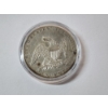 Image 2 : Incredible 1837 U.S. 90% Silver Capped Bust Half Dollar in Capsule 