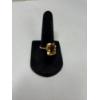 Image 3 : 14K Rose Gold Ring with a Citrine Gemstone - 3.8 Grams - Size 7.25 