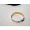 Image 4 : Incredible Vintage 10K Gold Ring with Diamonds and Religious Engravings - Size 11 - TW: 3.3g