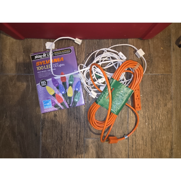 Tote Full Of Lights, New Tree In Box, Decor & More!