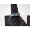 Image 2 : Two Beautiful Sterling Silver Rings with Blue Gemstones TW: 5.9g